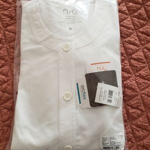 NRG by Barco White Lab Coat sz Small